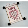 4 x 6 LOVE Ornament